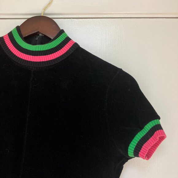 Vintage High-Neck Mini Dress - Picture 3 of 8